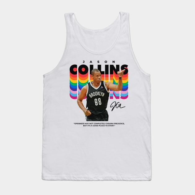 Jason Collins Pride Tank Top by Juantamad